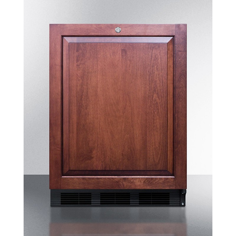 Accucold FF7LBLKBIIFADA 24" Wide Built-In All-Refrigerator, ADA Compliant (Panel Not Included)
