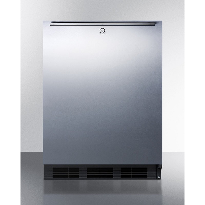 Accucold FF7LBLKBISSHHADA 24" Wide Built-In All-Refrigerator, ADA Compliant