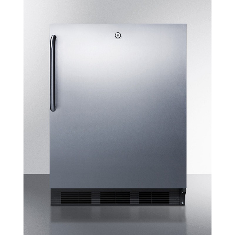 Accucold FF7LBLKBISSTBADA 24" Wide Built-In All-Refrigerator, ADA Compliant