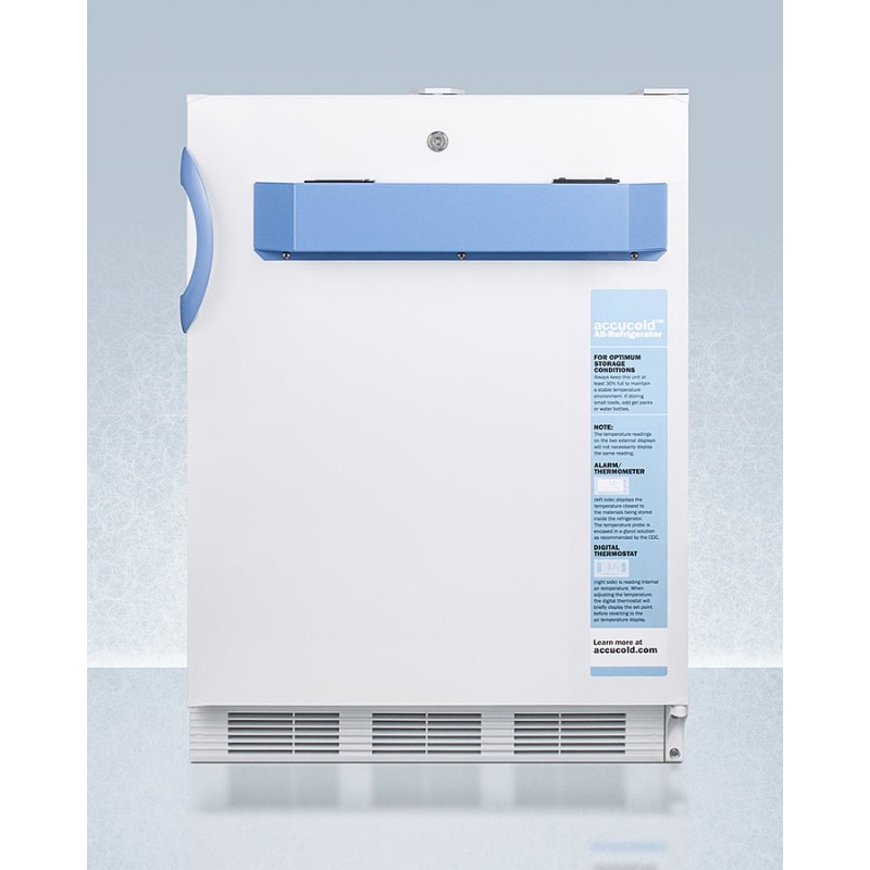 Accucold FF7LWBIMED2ADA 24" Wide Built-In All-Refrigerator, ADA Compliant