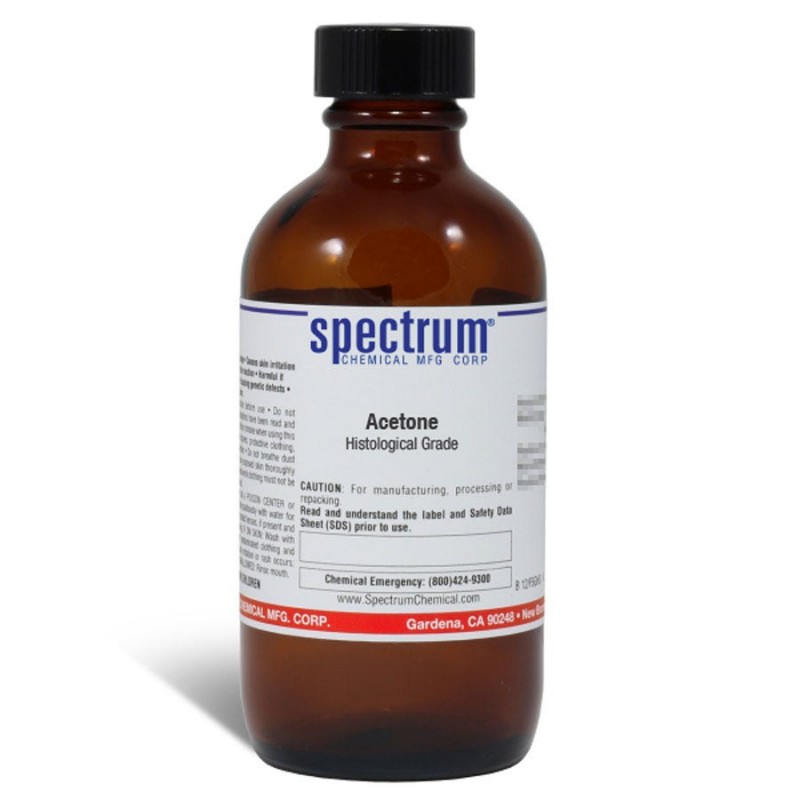 Spectrum Chemical HS001-100ML Acetone, Histological Grade 100mL, 1/EA