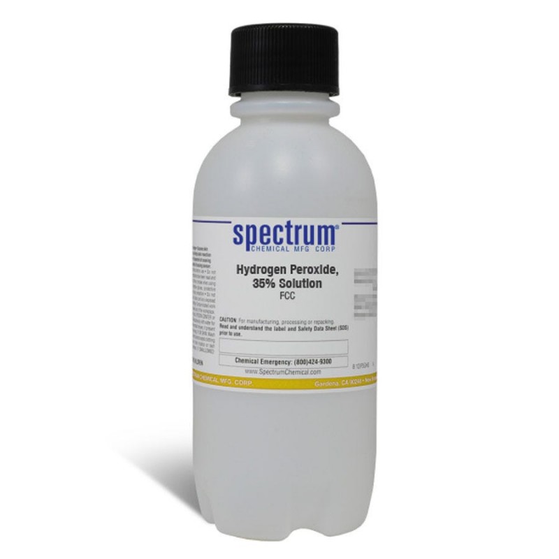 Spectrum Chemical HY115-500MLPL Hydrogen Peroxide, 35 Percent Solution, FCC 500mL, 1/EA