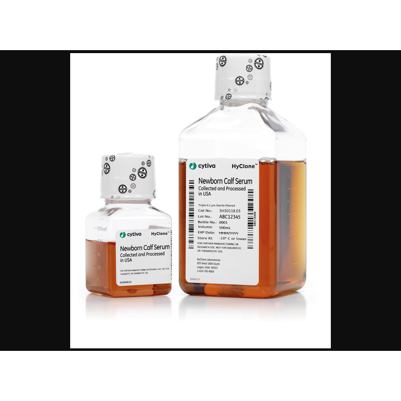 Cytiva SH30118.03IR25-40 HyClone Newborn Bovine Calf Serum, US Origin, 500 mL, Irradiated, 25-40 dose, 1/EA