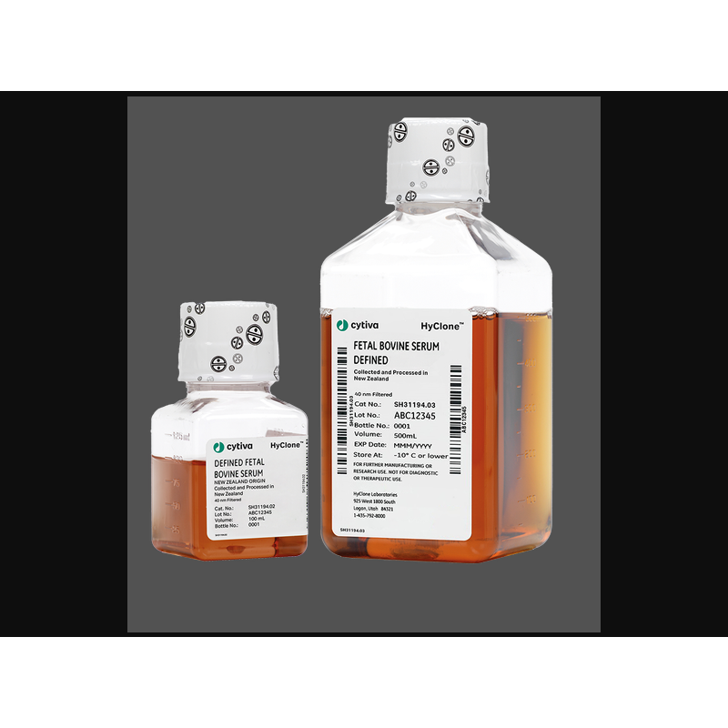 Cytiva SH31194.01HI HyClone™ Defined Fetal Bovine Serum (FBS), New Zealand Origin, 50 mL, Heat Inactivated, 1/EA