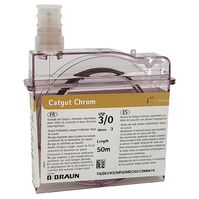 JORGENSEN LABS INC J0091C30 CATGUT 3/0 50M J0091C30   ORM-D
