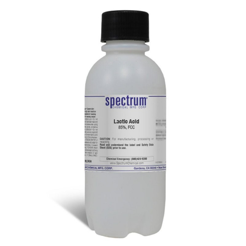 Spectrum Chemical L1009-500MLPL Lactic Acid, 85 Percent, FCC 500mL, 6/CS