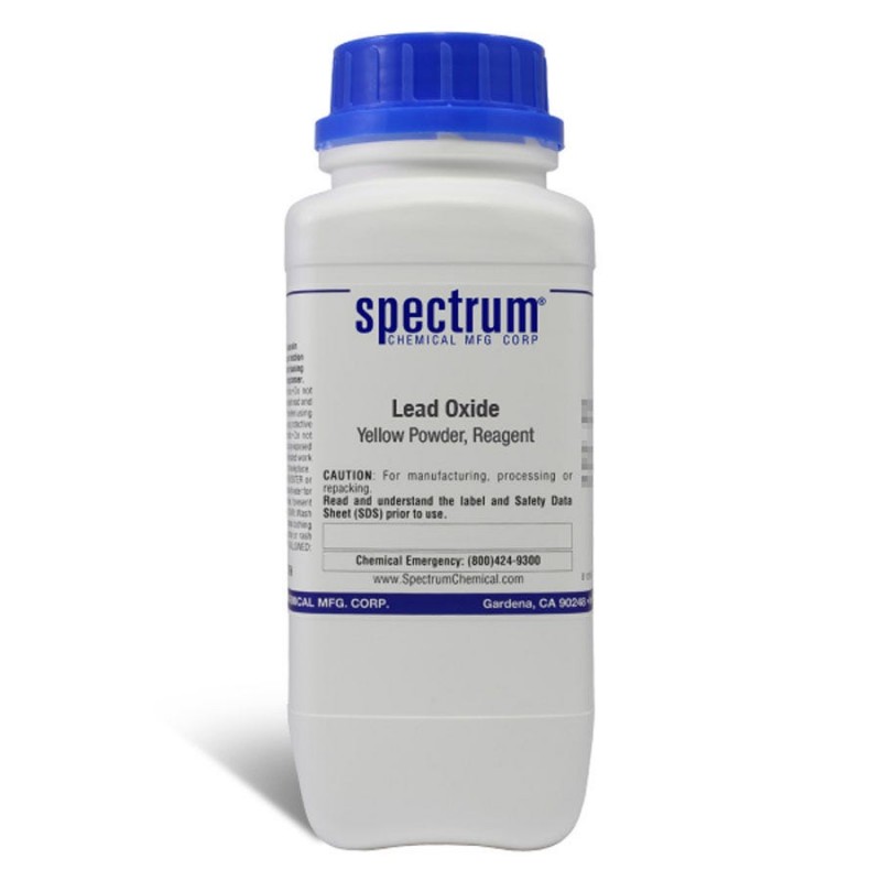 Spectrum Chemical L1080-2.5KG Lead Oxide, Yellow, Powder, Reagent 2.5kg, 1/EA