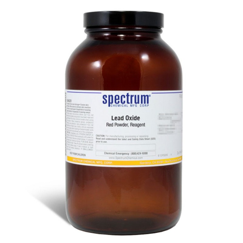 Spectrum Chemical L1085-2.5KG Lead Oxide, Red, Powder, Reagent 2.5kg, 1/EA