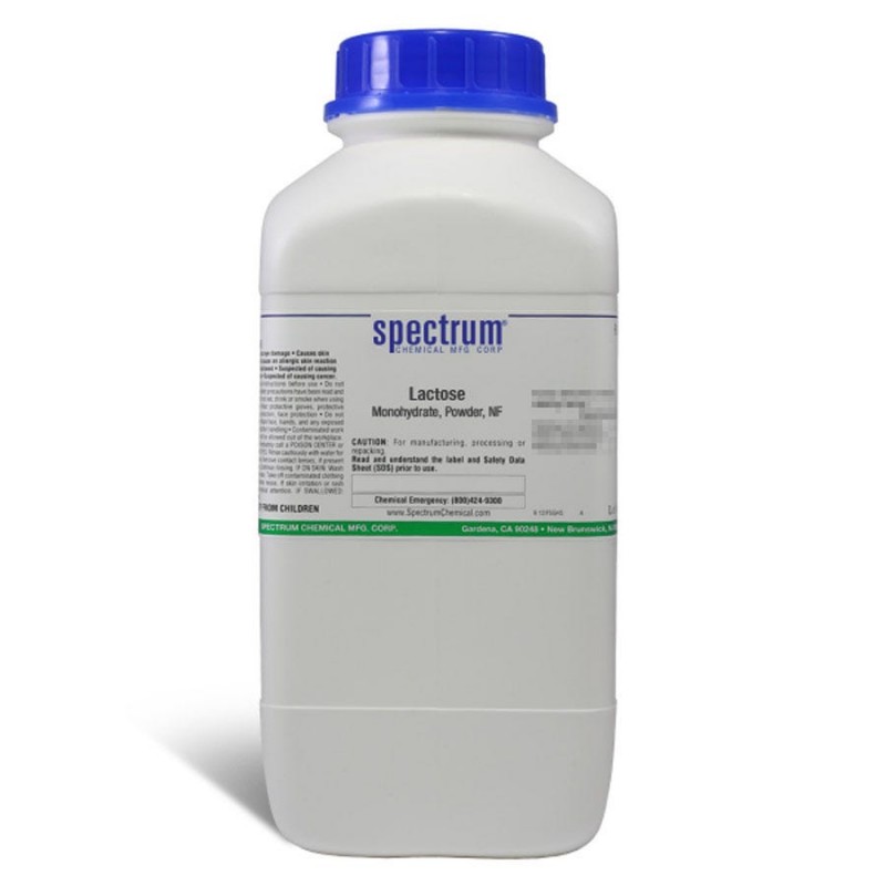 Spectrum Chemical LA106-2.5KG Lactose, Monohydrate, Powder, NF 2.5kg, 1/EA