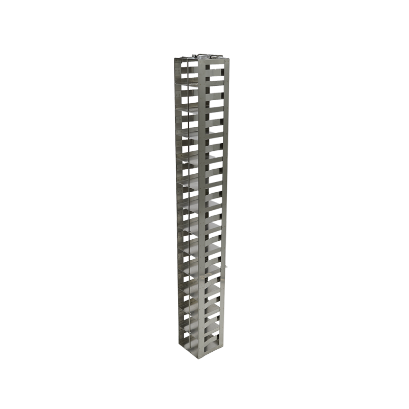 Crystal Industries MCF-13-2-S Vertical Rack for Mini 2" boxes w/ Spring Lock, holds 13 boxes