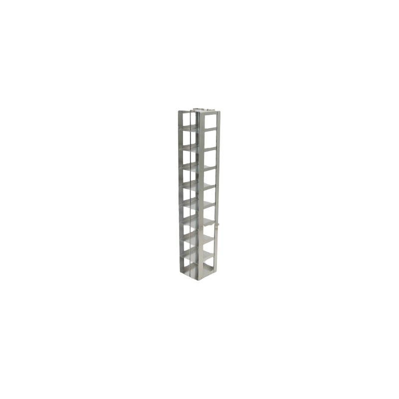 Crystal Industries MCF-9-2 Vertical Rack for Mini 2" boxes, holds 9 boxes