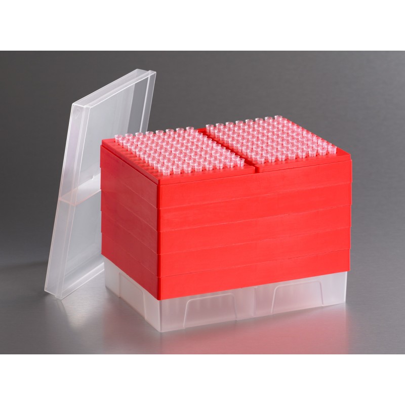 Corning MR-10XT-TS Axygen® MultiRack Pipet Tip Station, 10 µL, Extended Length, 192/Layer, 5 Layers/Stack, 960/Stack, 5 Stacks/Case