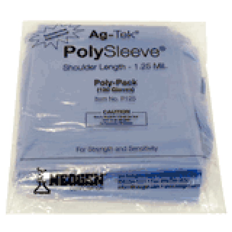NEOGEN CORPORATION P125 GLOVE OB SLEEVE POLY BLUE   BAG100