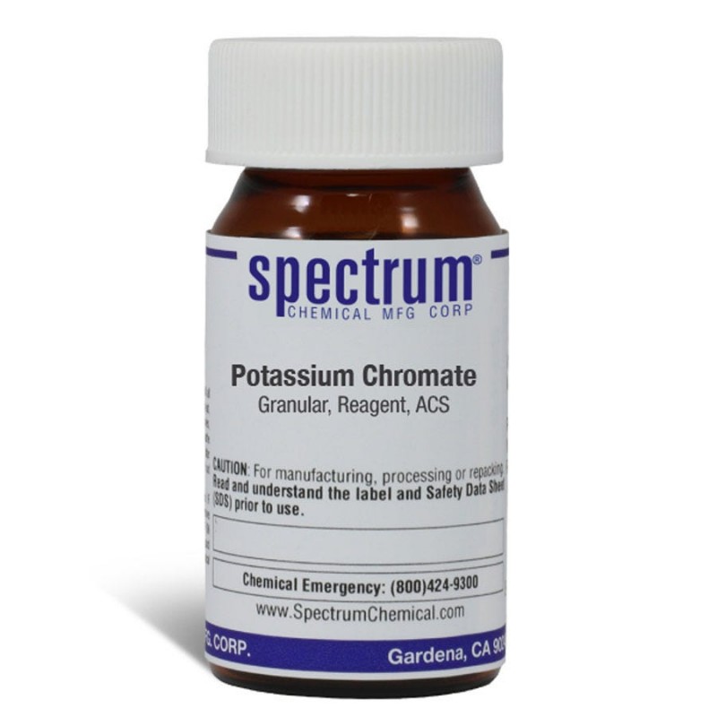 Spectrum Chemical P1260-25GM Potassium Chromate, Granular, Reagent, ACS 25g, 1/EA