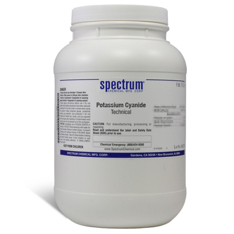 Spectrum Chemical P1280-2.5KG Potassium Cyanide, Technical 2.5kg, 1/EA