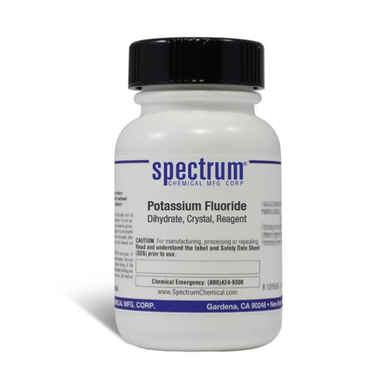 Spectrum Chemical P1310-25GM Potassium Fluoride, Dihydrate, Crystal, Reagent 25g, 1/EA