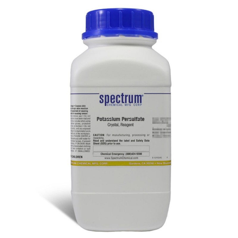 Spectrum Chemical P1375-2.5KG Potassium Persulfate, Crystal, Reagent 2.5kg, 1/EA