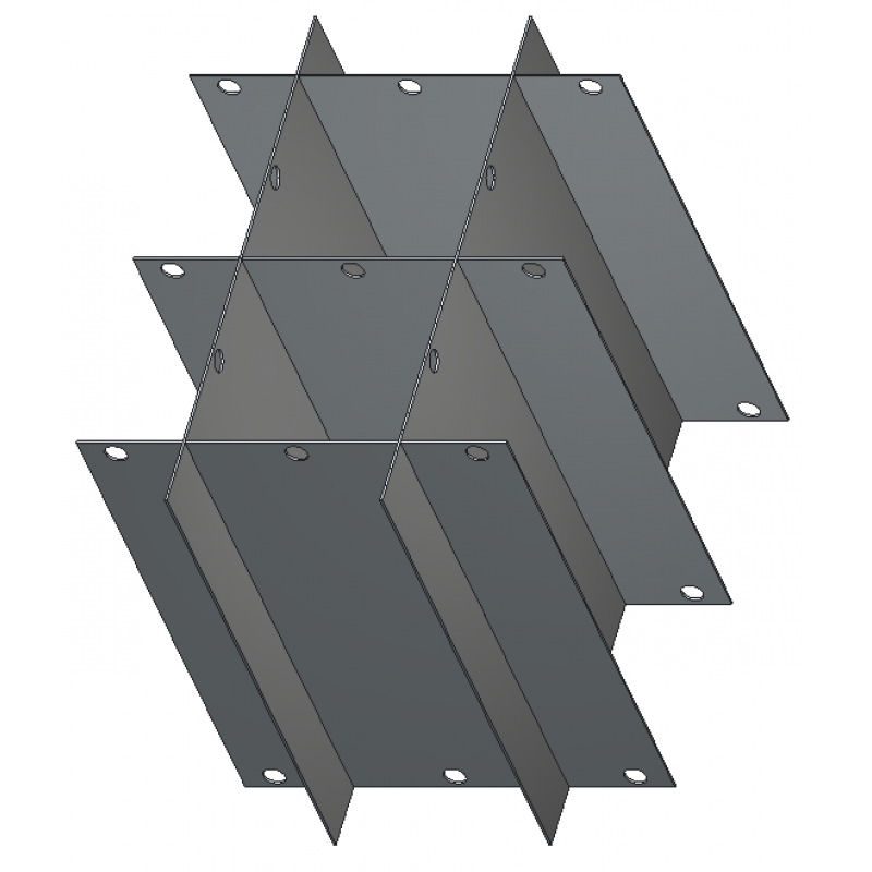 Crystal Industries P24-CBBC-V1 24" diameter Platform Divider for MED SEP bag Canister frames F-CBBC-V1.