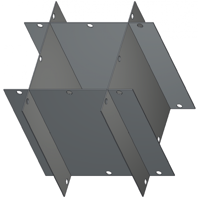 Crystal Industries P24-DF700 24" diameter Platform Divider for GAMBRO bag Canister frames F-C-DF-700.