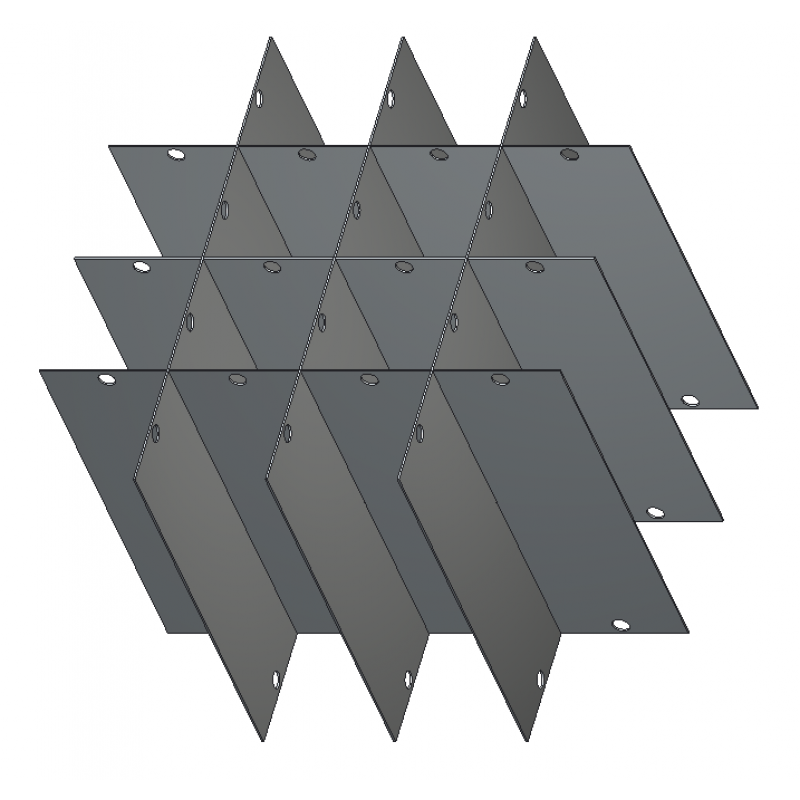 Crystal Industries P31-4R9951 31" diameter Platform Divider for BAXTER/FENWAL  bag Canister frames F-C-4R9951.