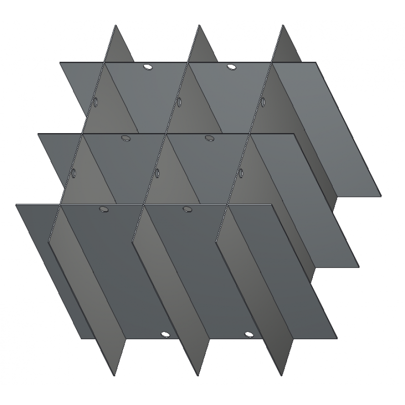 Crystal Industries P31-CBBC-V1 31" diameter Platform Divider for MED SEP bag Canister frames F-CBBC-V1.