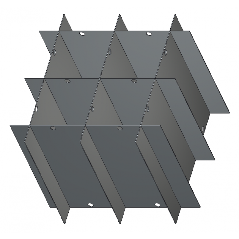 Crystal Industries P31-DF200 31" diameter Platform Divider for GAMBRO bag Canister frames F-C-DF-200.