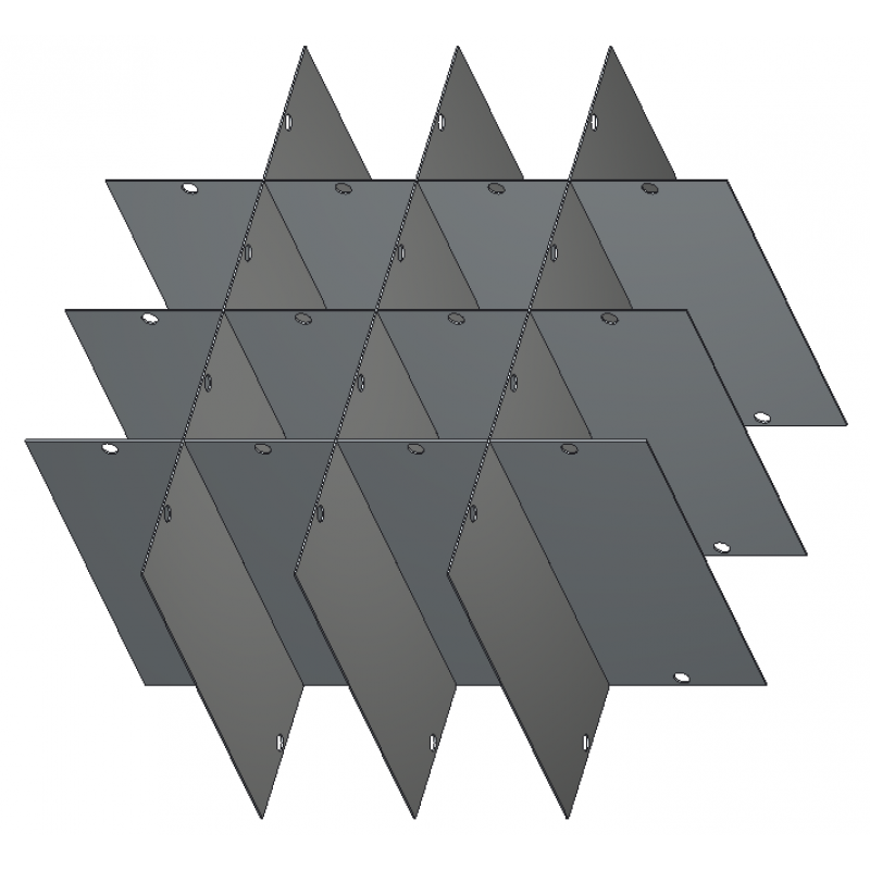 Crystal Industries P39-CBBC-V1 39" diameter Platform Divider for MED SEP bag Canister frames F-CBBC-V1.