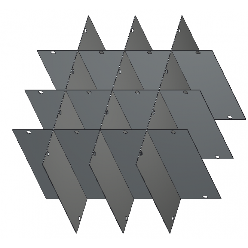 Crystal Industries P39-DF200 39" diameter Platform Divider for GAMBRO bag Canister frames F-C-DF-200.