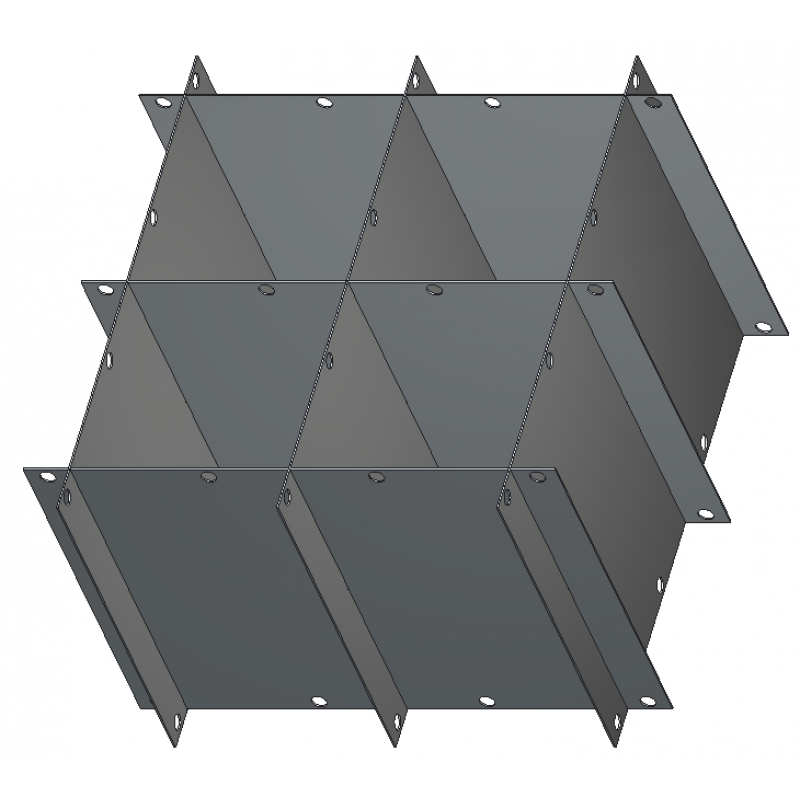 Crystal Industries P39-DF700 39" diameter Platform Divider for GAMBRO bag Canister frames F-C-DF-700.