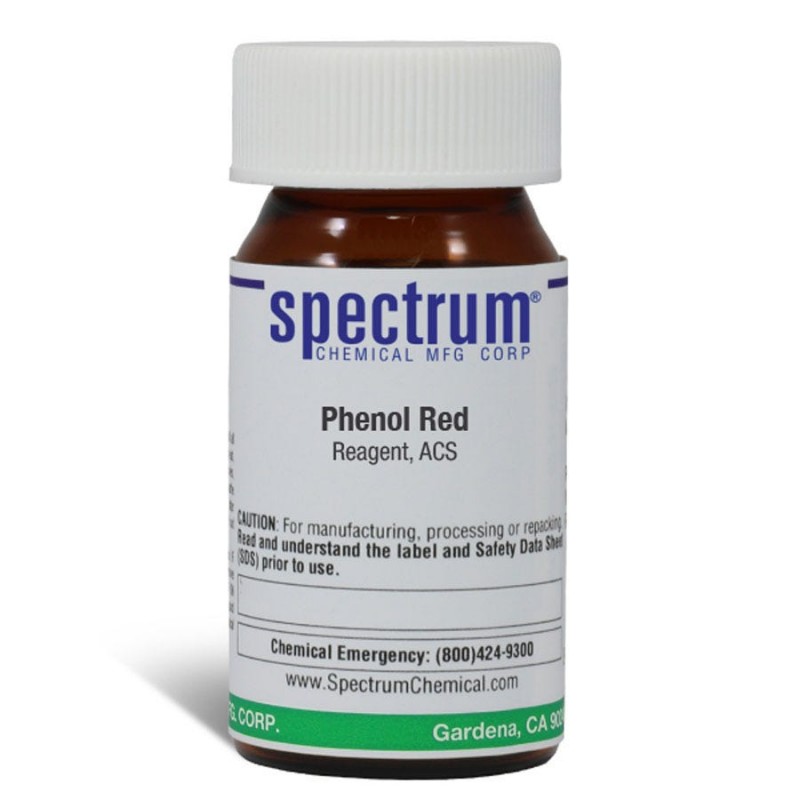 Spectrum Chemical PH132-5GM Phenol Red, Reagent, ACS 5g, 1/EA
