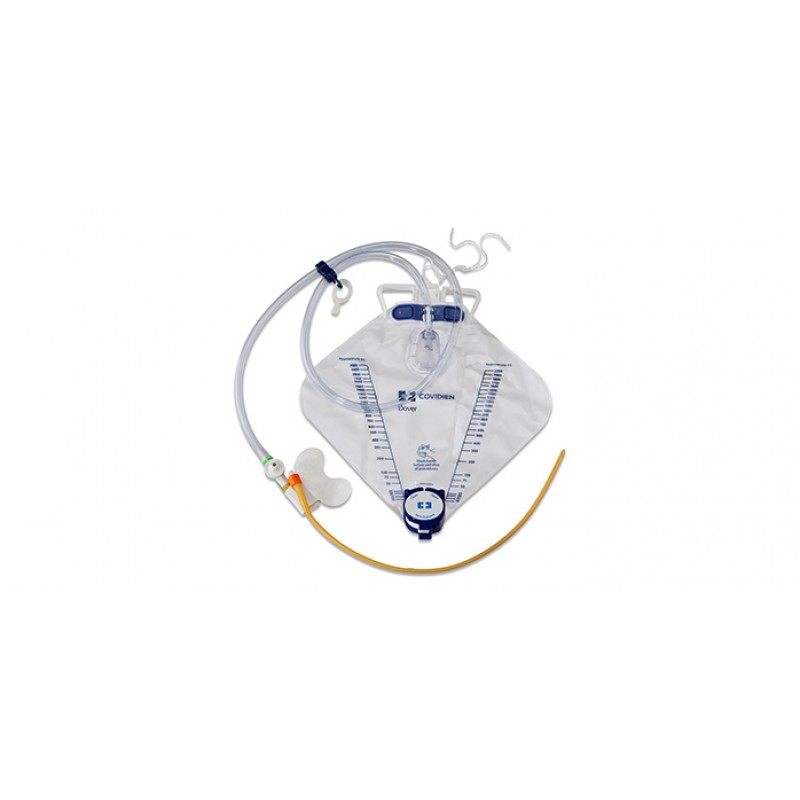 Foley Catheter, 18FR, Luer Lock, Latex, 10/cs (Continental US Only)