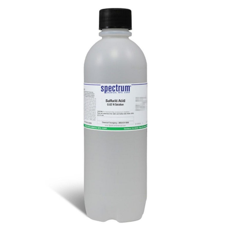 Spectrum Chemical S-605-1LT Sulfuric Acid, 0.02 N Solution, APHA 1L, 1/EA