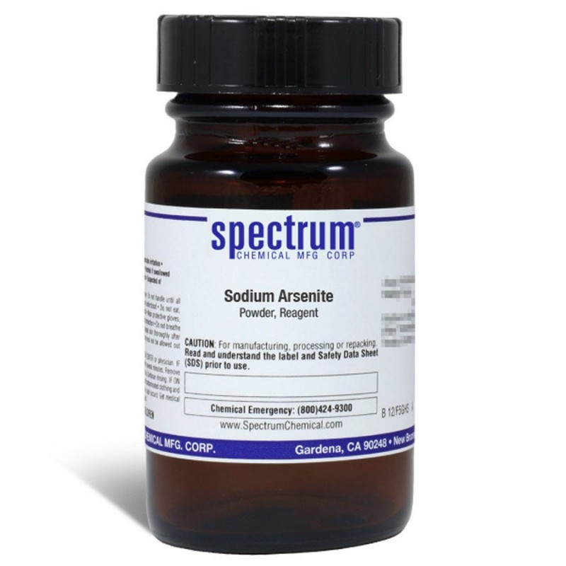 Spectrum Chemical S1135-25GM Sodium Arsenite, Powder, Reagent 25g, 1/EA
