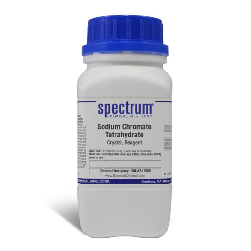 Spectrum Chemical S1245-500GM Sodium Chromate Tetrahydrate, Crystal, Reagent 500g, 1/EA