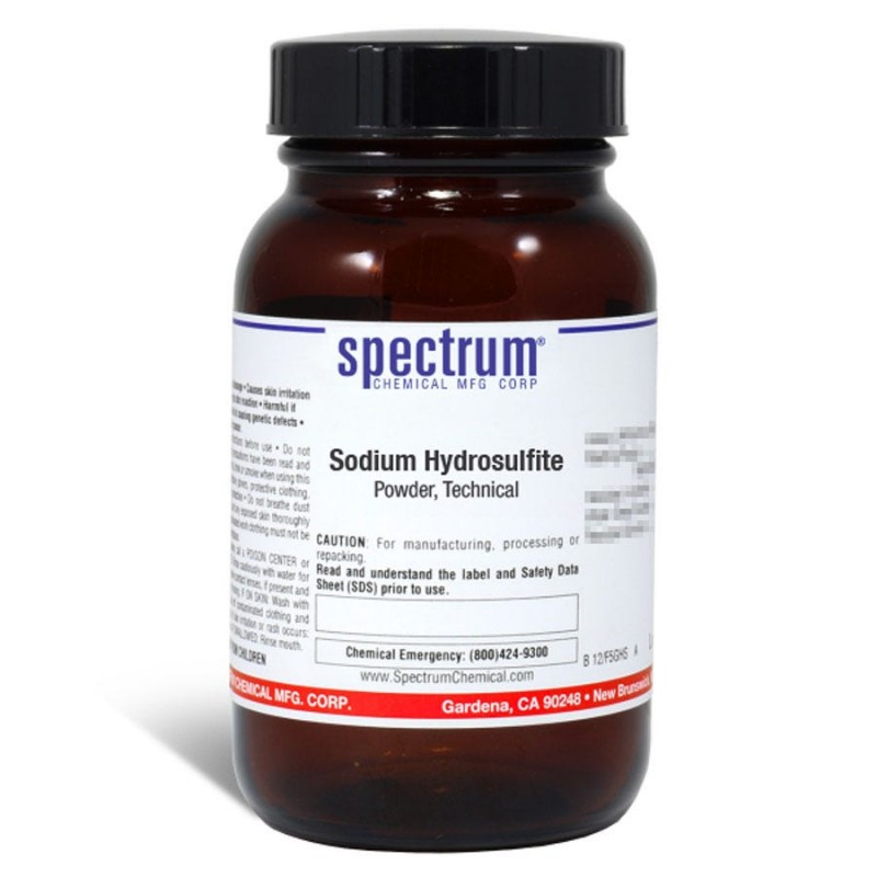 Spectrum Chemical S1290-100GM Sodium Hydrosulfite, Powder, Technical 100g, 1/EA