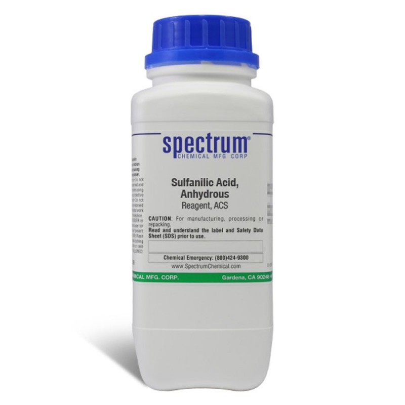 Spectrum Chemical S1703-500GM Sulfanilic Acid, Anhydrous, Reagent, ACS 500g, 1/EA