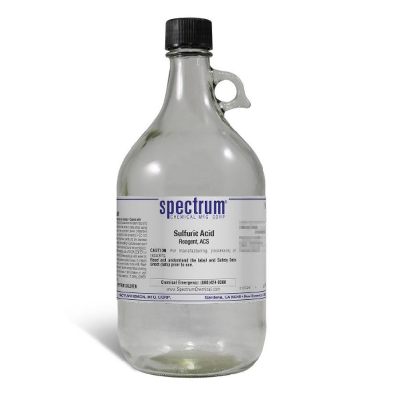 Spectrum Chemical S1730-2.5LTPV Sulfuric Acid, Reagent, ACS 2.5L, 1/EA