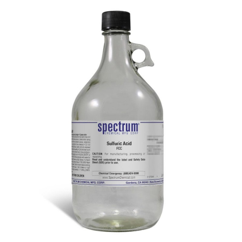 Spectrum Chemical S1736-2.5LTGL Sulfuric Acid, FCC 2.5L, 1/EA