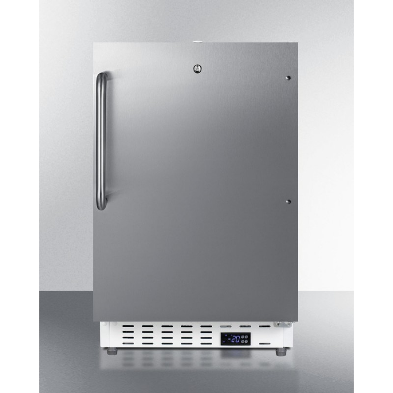 Accucold SCF505SSTBADA 20" Wide Built-In Commercial All-Freezer, ADA Compliant
