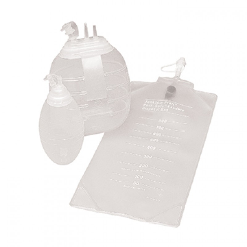 Reservoir Kit with Round Silicone Drains with Trocar, 400cc, 18FR, 1/4, End Perforation, 10/cs (Continental US Only)