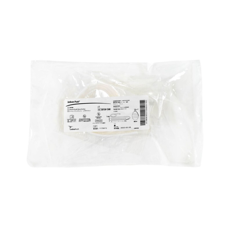 Reservoir Kit with Round Silicone Drains with Trocar, 400cc, 15FR, 3/16, End Perforation, 10/cs (Continental US Only)