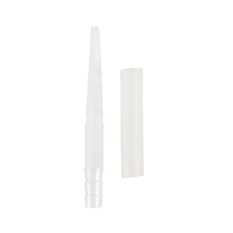 Wall Suction Connector with 2 L x 1/2 Tubing to Connect to 100cc Reservoir, 3mm to 10mm, 10/bx, 8 bx/cs (Continental US Only)