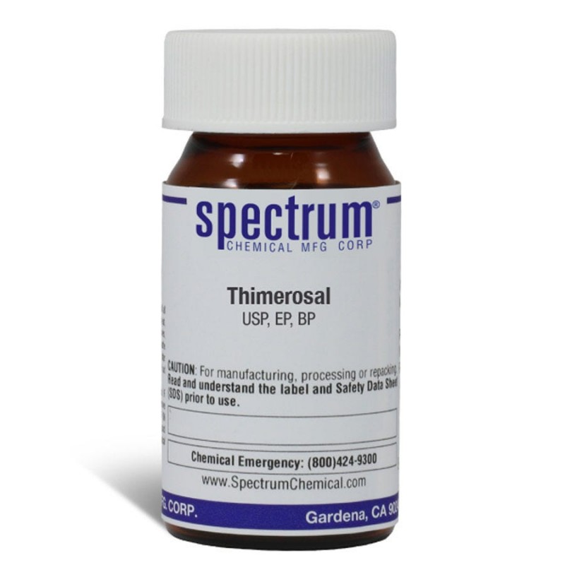 Spectrum Chemical TH125-5GM Thimerosal, USP, EP, BP 5g, 1/EA