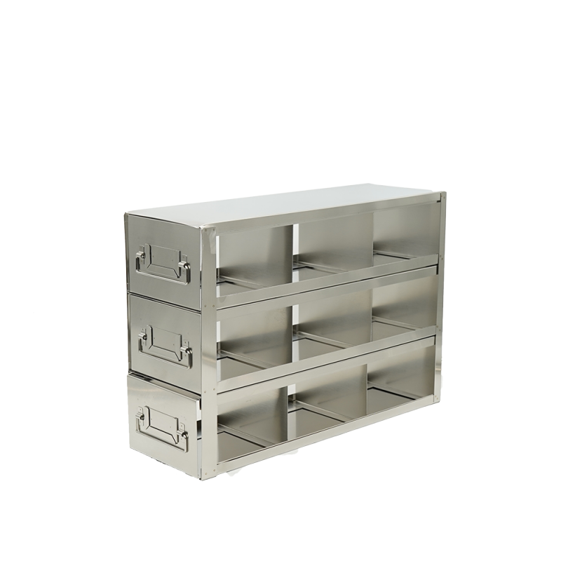 Crystal Industries UFD-33-L375 Drawer Rack for Large 3.75" boxes, 3x3 configuration