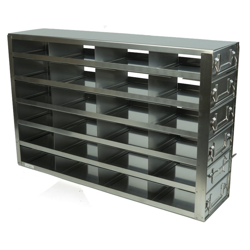 Crystal Industries UFD-462 Drawer Rack for 2" boxes, 4x6 configuration