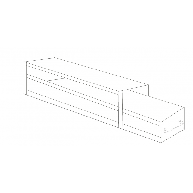 Crystal Industries UFD-LB-1 Drawer Rack with 1 drawer for Bottles