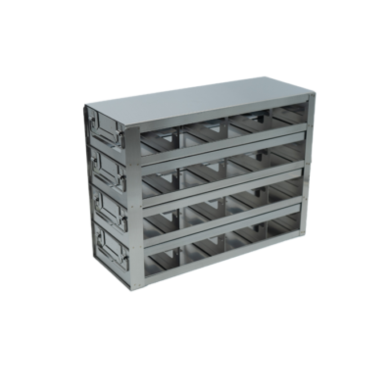 Crystal Industries UFDMM-44 Drawer Freezer Rack for SBS formatted boxes, 4x4 configuration