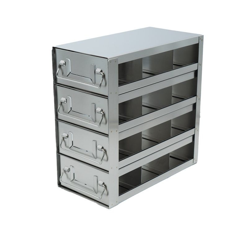 Crystal Industries UFDMX-342 Drawer Freezer Rack for SBS formatted boxes, 3x4 configuration