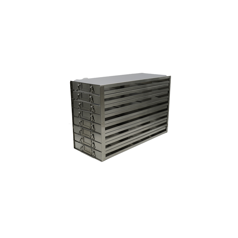 Crystal Industries UFDS-100-38 Drawer Rack for 100-Place Slide Boxes, 3x8 configuration
