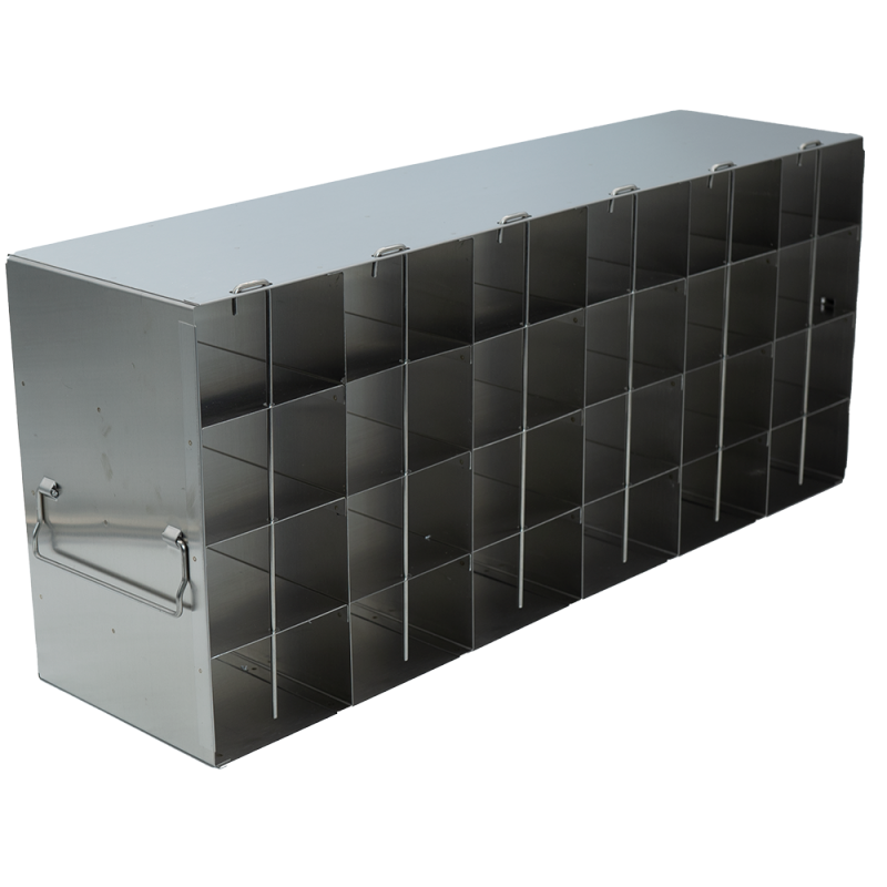 Crystal Industries UFH50-64 Rack for 50-Cell Hinged Top Plastic Boxes, 6x4 configuration